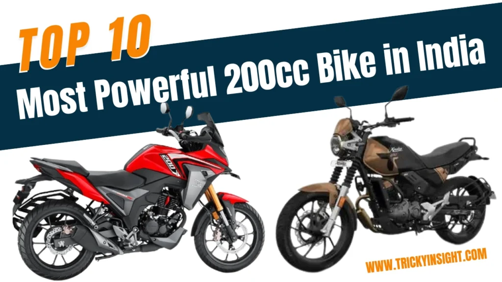 Top 10 most powerful 200cc bike in india