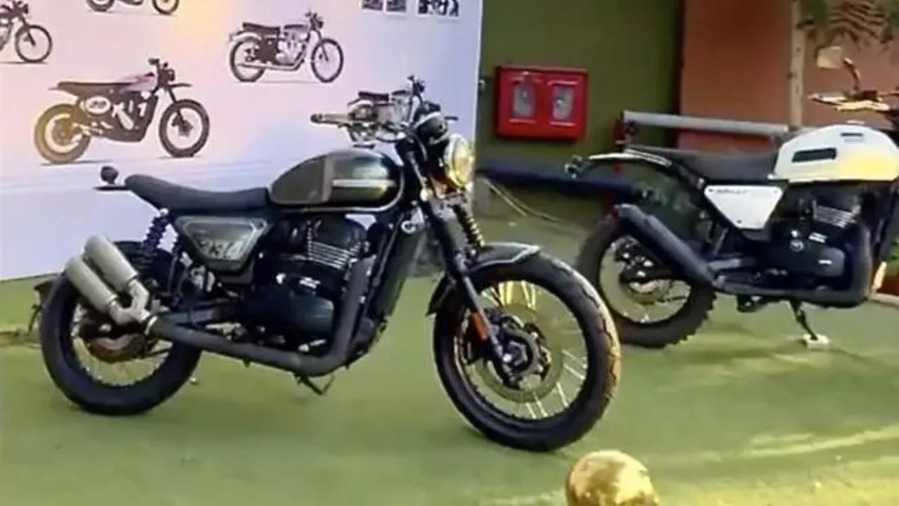 at a dealer event the new Yezdi Streetfighter 2024 went viral