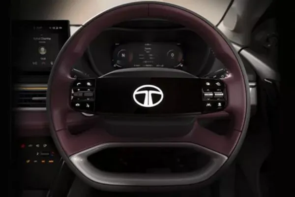 Tata curvv steering wheel