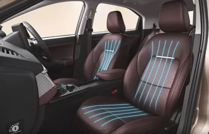 Tata curvv ventilated seats